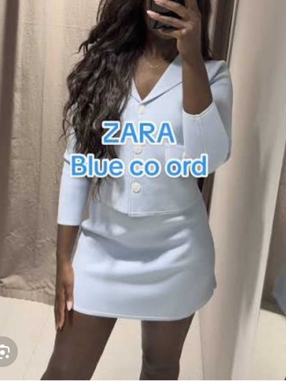 VIRAL NEW ZARA KNIT SKIRT SIZE M - Picture 4 of 7